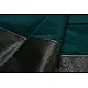 maheshwari handwoven silk dark green saree with golden border