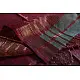 maheshwari handwoven silk sea green saree with pink pallu
