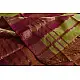 maheshwari handwoven silk saree with zari border