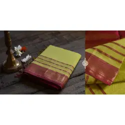 Maheshwari Silk Saree ~ 18