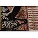 Hand Block Bagh Printed Pure Cotton Black saree