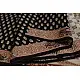 Hand Block Bagh Printed Pure Cotton Black saree
