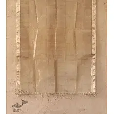 सुगंधिका ✻ Maheshwari Silver Zari Stole | A 1