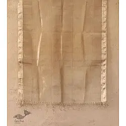 सुगंधिका ✻ Maheshwari Silver Zari Stole | A 1