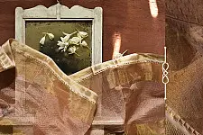 सुगंधिका - Maheshwari Zari Border stole - Light Pink | C 6