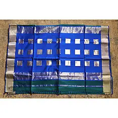 Ojovati - Maheshwari Cotton Silk Saree  (Zari check design) | 11