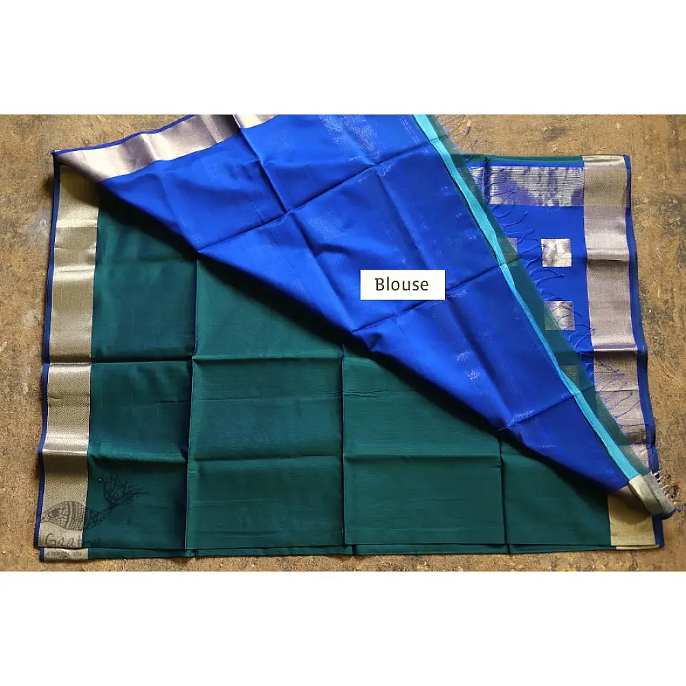 Maheshwari Saree  with Zari check design