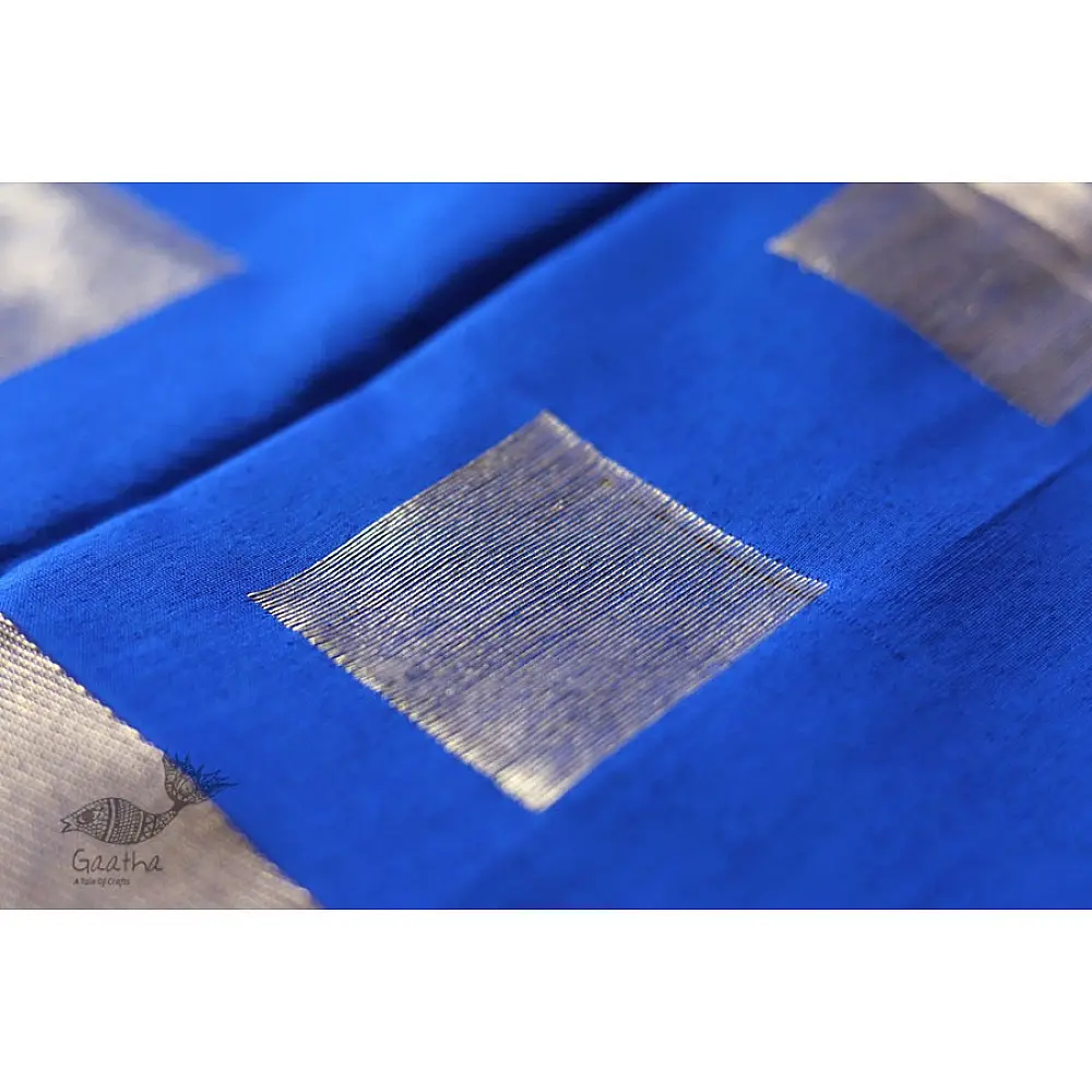 Maheshwari Saree  with Zari check design