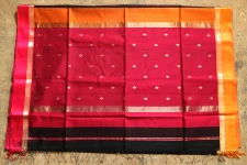 Ojovati ❢ Maheshwari ❢ Cotton Silk Saree with Zari Border ❢ 15