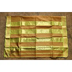 Ojovati - Maheshwari Tussar Checks Saree with Zari Border | 4