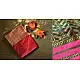 Maheshwari Silk Saree with heavy Zari pallu