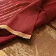 buy Handloom Maheshwari Silk Saree - Half-Half Golden Zari Weaving Saree