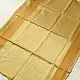 buy Handloom Maheshwari Silk Beige Saree - Half-Half Golden Zari Weaving