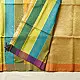 buy Handloom Maheshwari Silk Golden Saree
