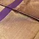 buy Handloom Maheshwari Silk Purple Saree - Half-Half Golden Zari Weaving