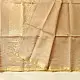 buy Handloom Maheshwari Silk Saree - Half-Half Golden Zari Weaving Saree