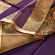 buy Handloom Maheshwari Silk Violet Saree - Half-Half Golden Zari Weaving