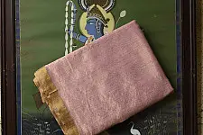 Colors of Devotion | Handloom Maheshwari Silk Light Pink Saree - Zari Weaving 