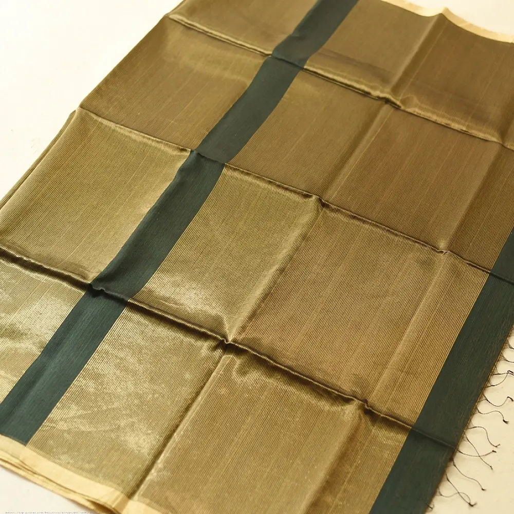 buy Handloom Maheshwari Silk Saree - Zari Weaving