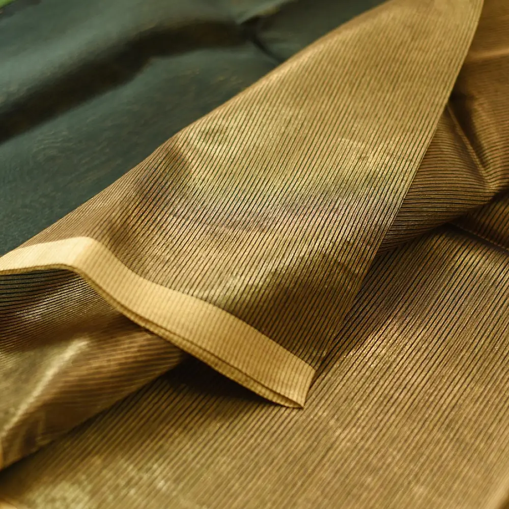 buy Handloom Maheshwari Silk Saree - Zari Weaving