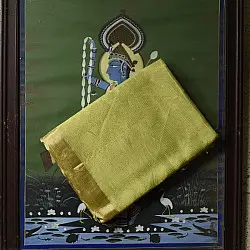 Colors of Devotion | Maheshwari Silk Saree - Zari Weaving