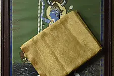 Colors of Devotion | Handloom Maheshwari Silk Saree - Zari Weaving