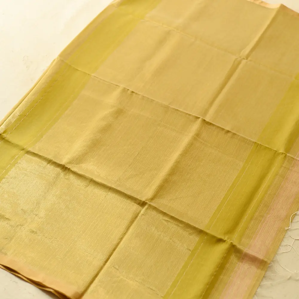 buy Handloom Maheshwari Silk Saree - Zari Weaving