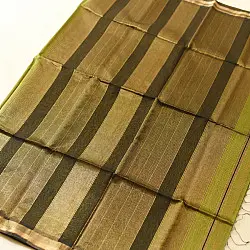 Colors of Devotion | Handloom Maheshwari Silk Saree With Zari Weaving