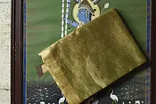 Colors of Devotion | Handloom Maheshwari Silk Light Green Saree - Zari Weaving