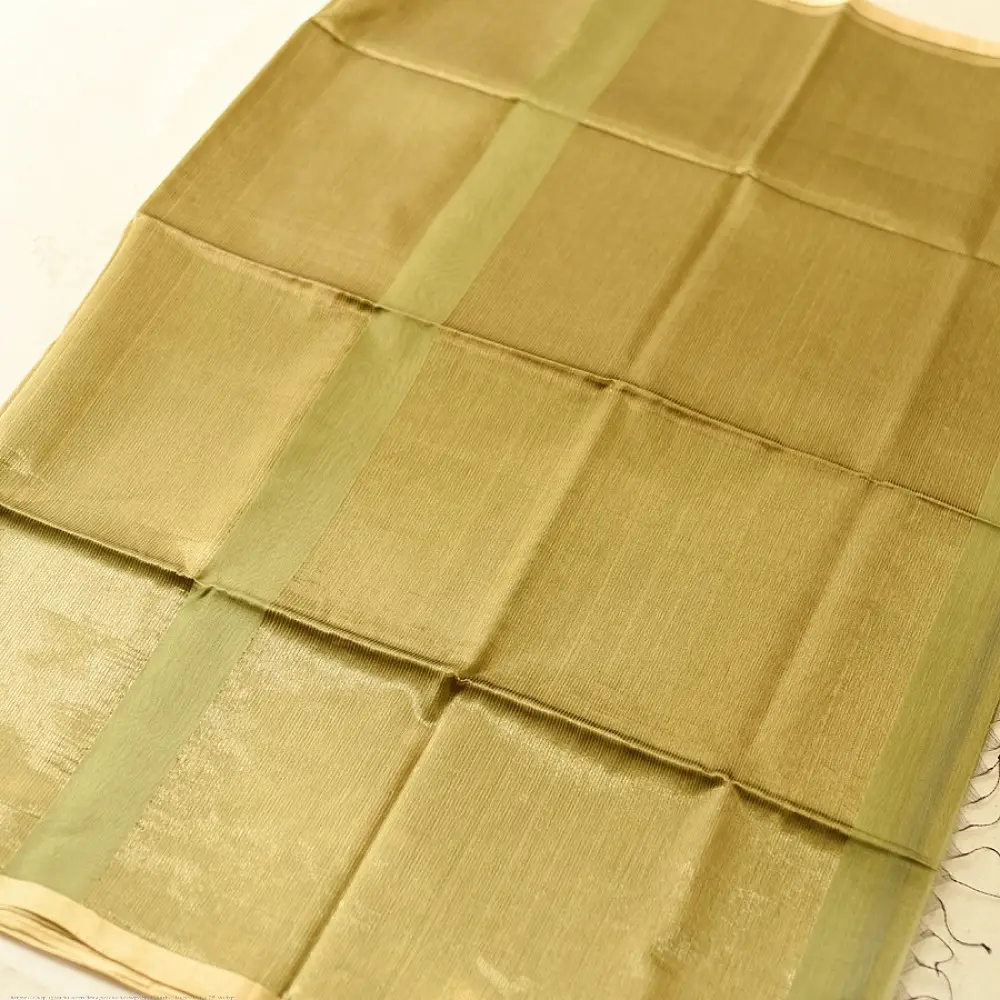 buy Handloom Maheshwari Silk Saree - Zari Weaving
