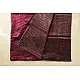 buy Handloom Maheshwari Tissue Zari Magenta Saree With Half & Half Design