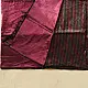 buy Handloom Maheshwari Tissue Zari Magenta Saree With Half & Half Design