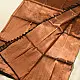 buy Handloom Maheshwari Tissue Zari Saree - Copper & Black