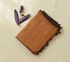 Pavitra . पवित्रा ✦ Handloom Maheshwari Tissue Zari Saree - Copper & Black
