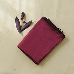 Pavitra . पवित्रा ✦ Handloom Maheshwari Tissue Zari Saree - Magenta
