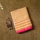 buy Handloom Self Stripes Maheshwari Silk Saree