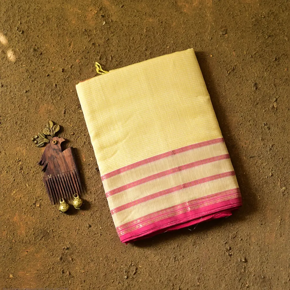 buy Handwoven Maheshwari Silk Saree