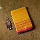 buy Handloom Maheshwari Self Stripe Saree - Yellow