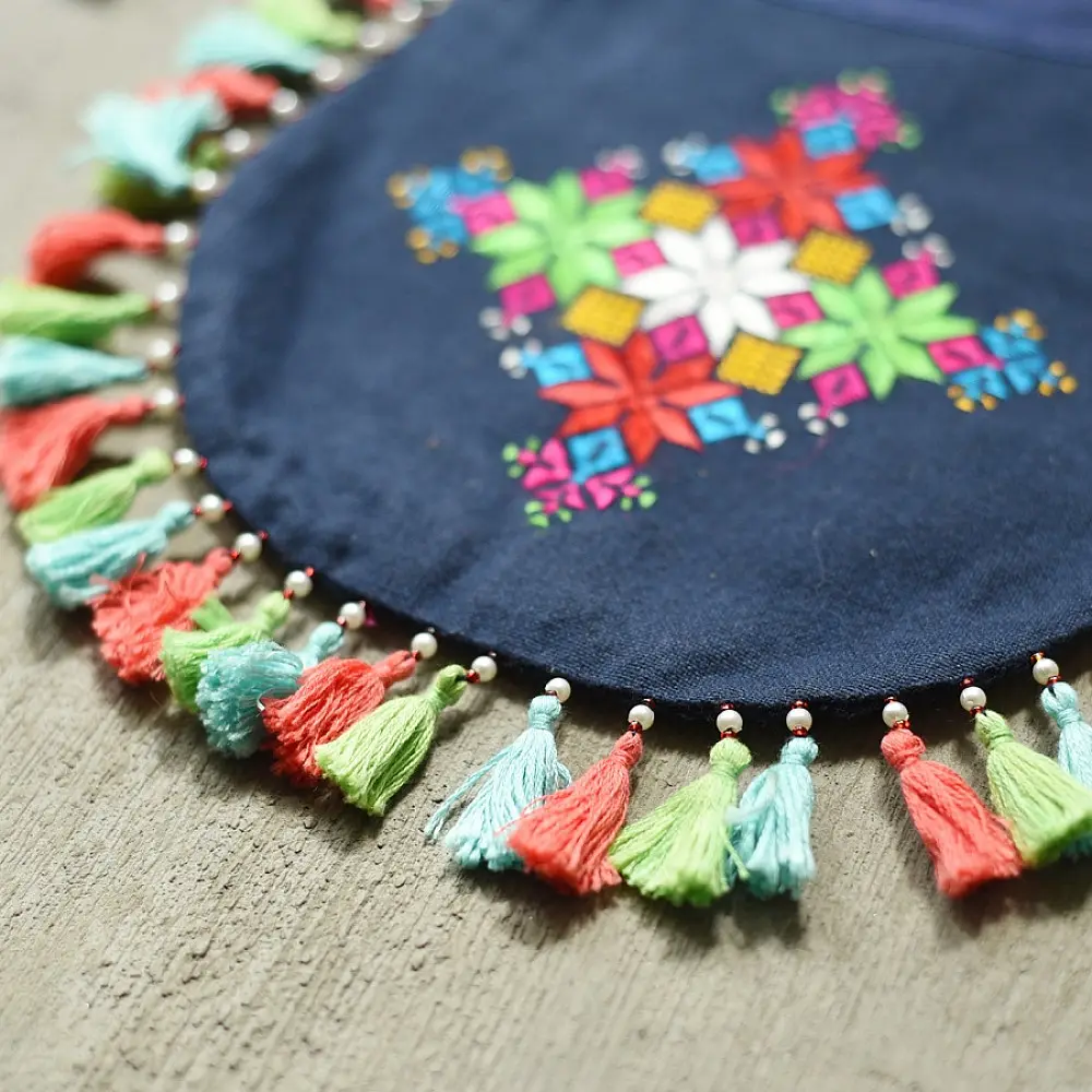 shop Potli Cotton Purse / Cotton Potli Sling Bag