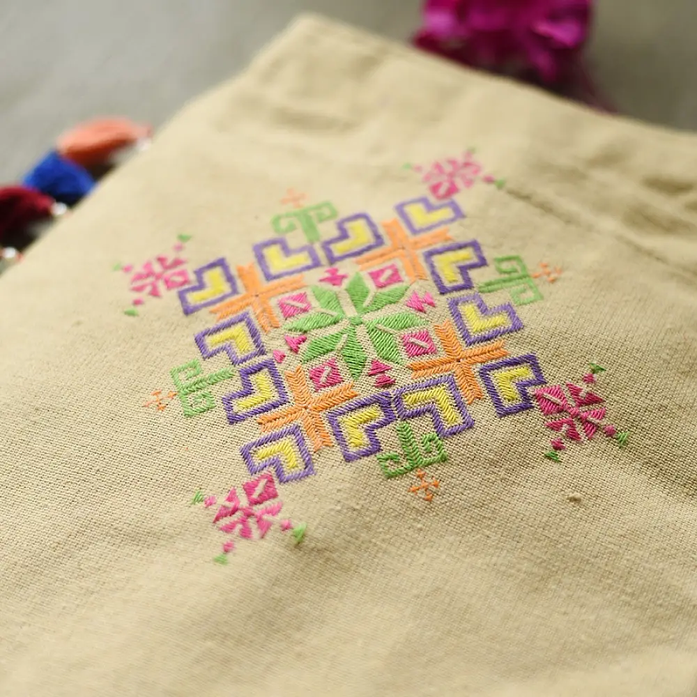 shop Potli Cotton Purse / Cotton Potli Sling Beige  Bag