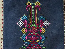 Soof Embroidery | Potli Cotton Purse / Cotton Potli Sling Bag - Bead Work