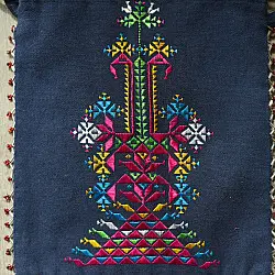 Soof Embroidery | Potli Cotton Purse / Cotton Potli Sling Bag - Bead Work