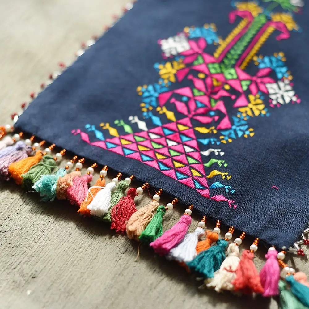 shop Potli Cotton Purse / Cotton Potli Sling Bag