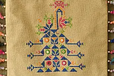 Soof Embroidery | Potli Cotton Purse / Handloom Cotton Potli Sling Bag