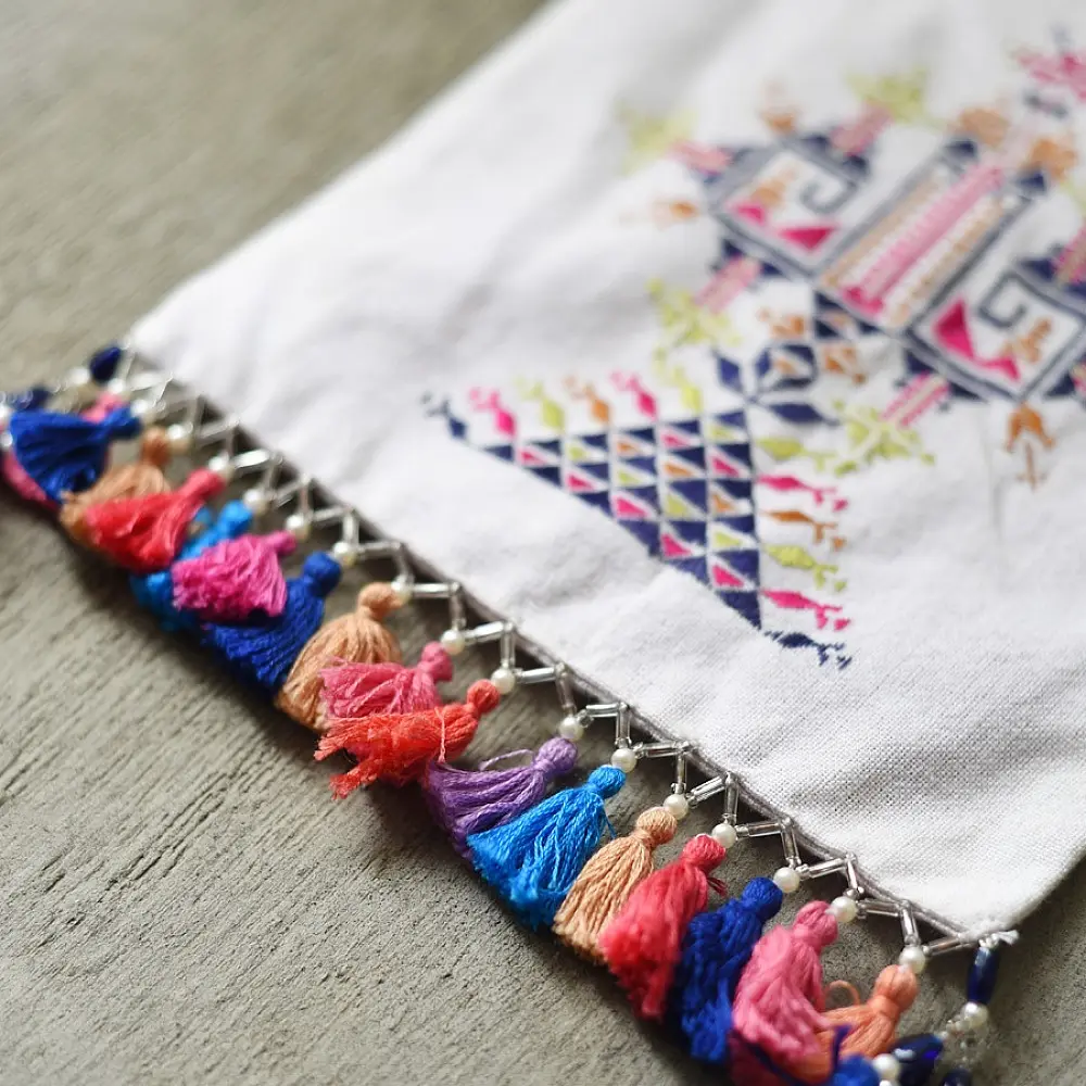 shop Cotton Potli Sling Bag 