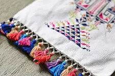 Soof Embroidery | Cotton Potli Sling Bag 