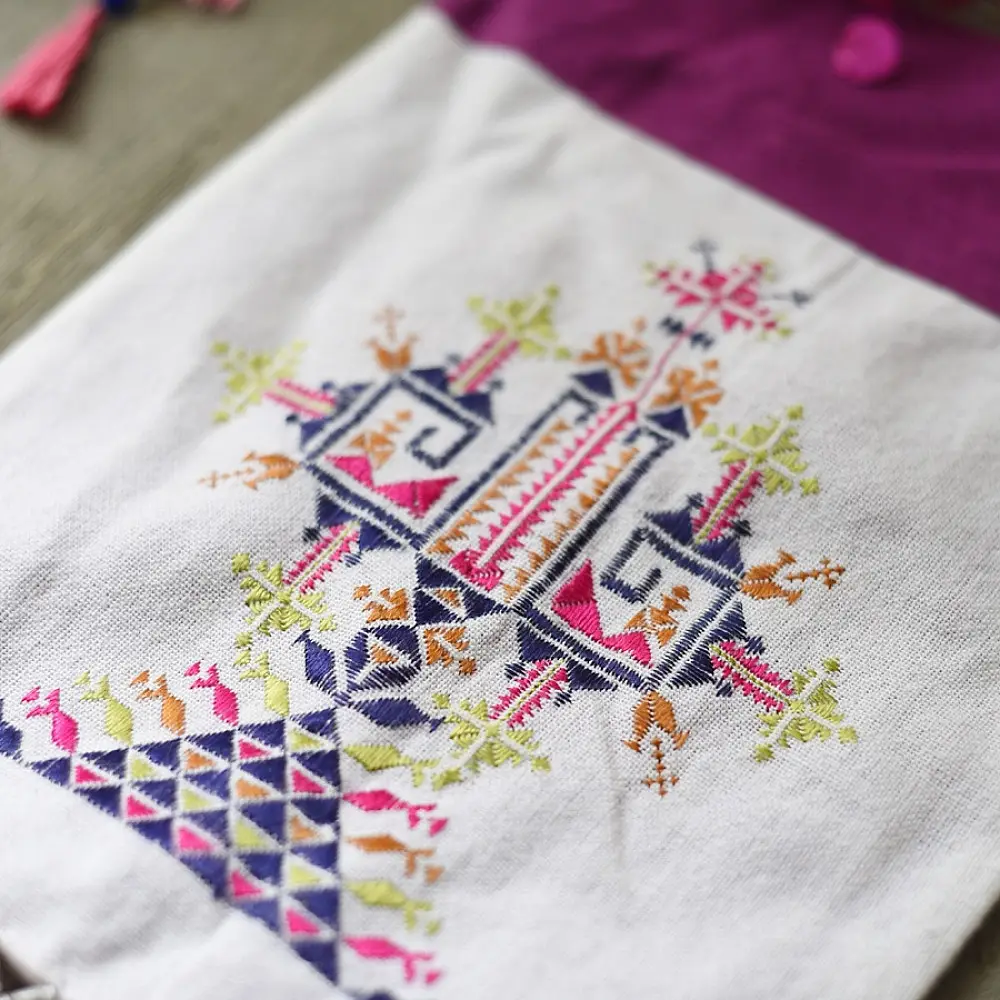 shop Cotton Potli Sling Bag 