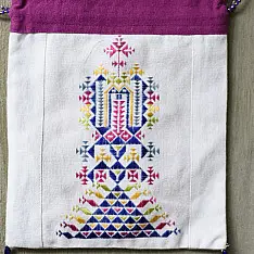Soof Embroidery | Potli Cotton Purse / Cotton Potli Sling Bag