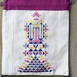 Soof Embroidery | Potli Cotton Purse / Cotton Potli Sling Bag