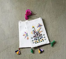 Soof Embroidery | Cotton Mobile Side Sling Purse (Three Options)